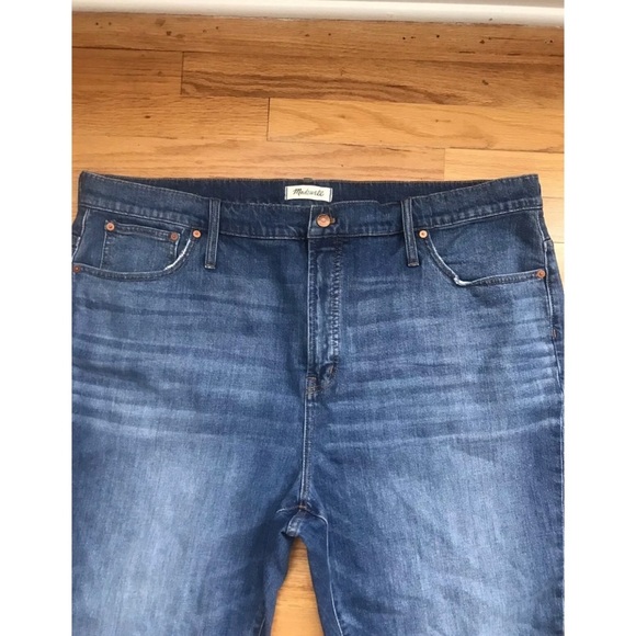 - Madewell  Perfect Vintage Crop in Cassie Wash 37 A14 - Picture 2 of 6